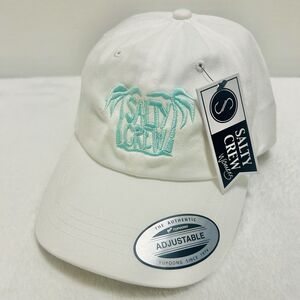 Salty Crew Women's Postcard Dad‎ Adjustable Strap Hat Cap White Outdoors Fishing